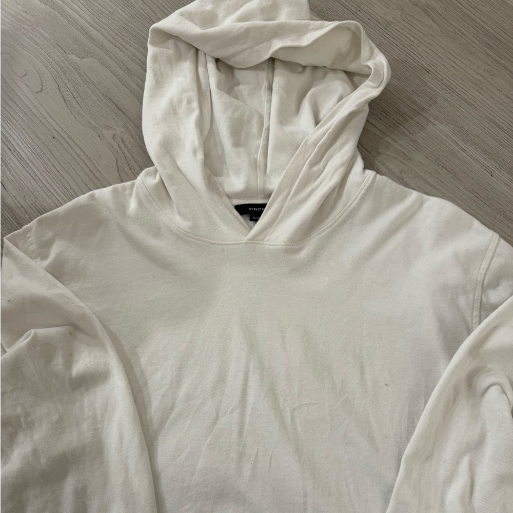 Vince men’s brushed cotton hoodie